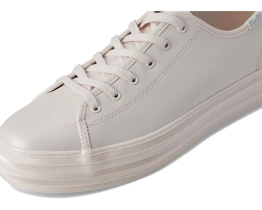 Keds Triple Kick Leather Pink Pearlized Leather