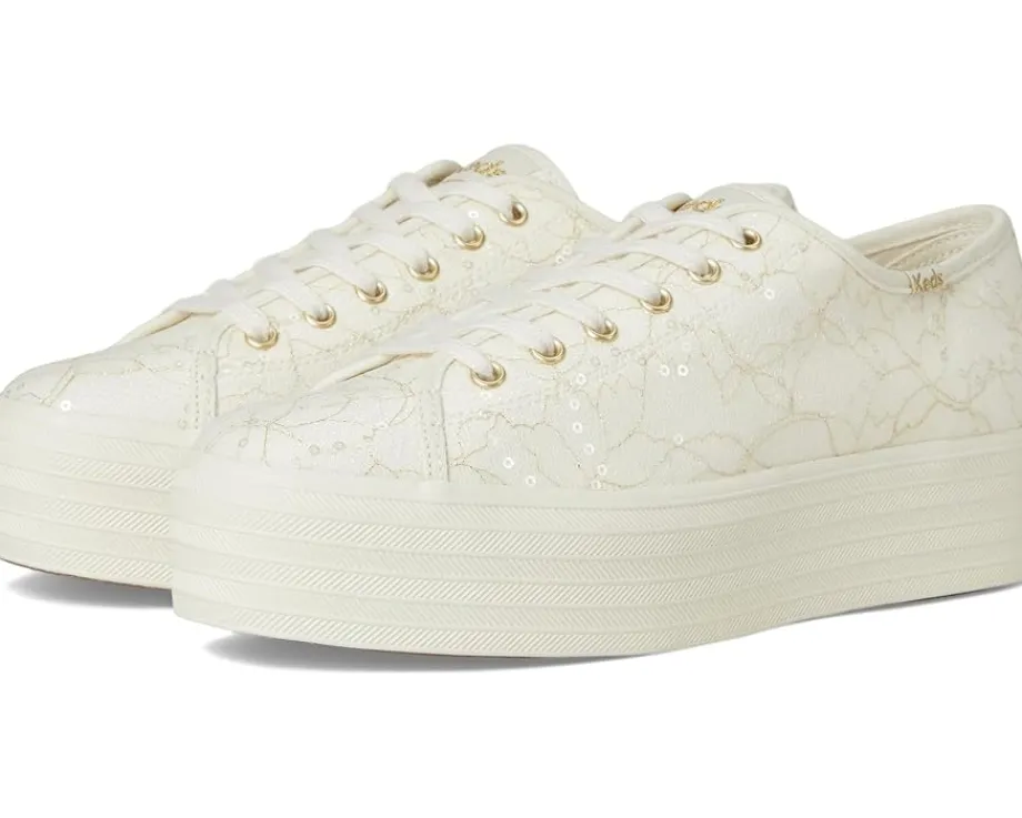 Keds Triple Up Lace Celebrations Cream Lace Sale