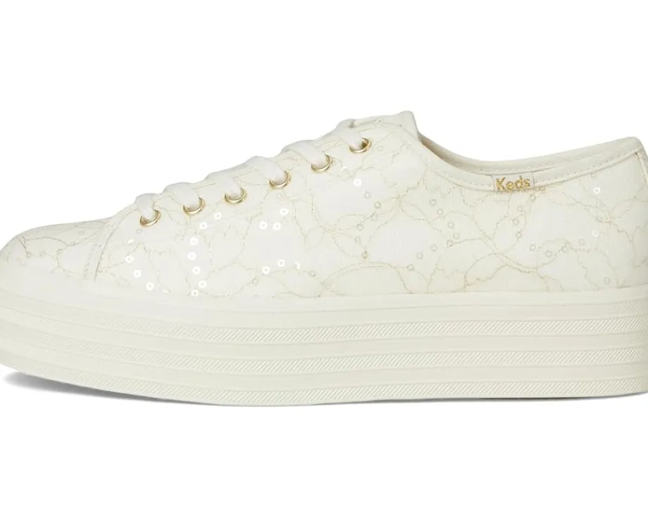 Keds Triple Up Lace Celebrations Cream Lace Sale