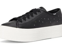 Keds Triple Up Leather Black Light Up