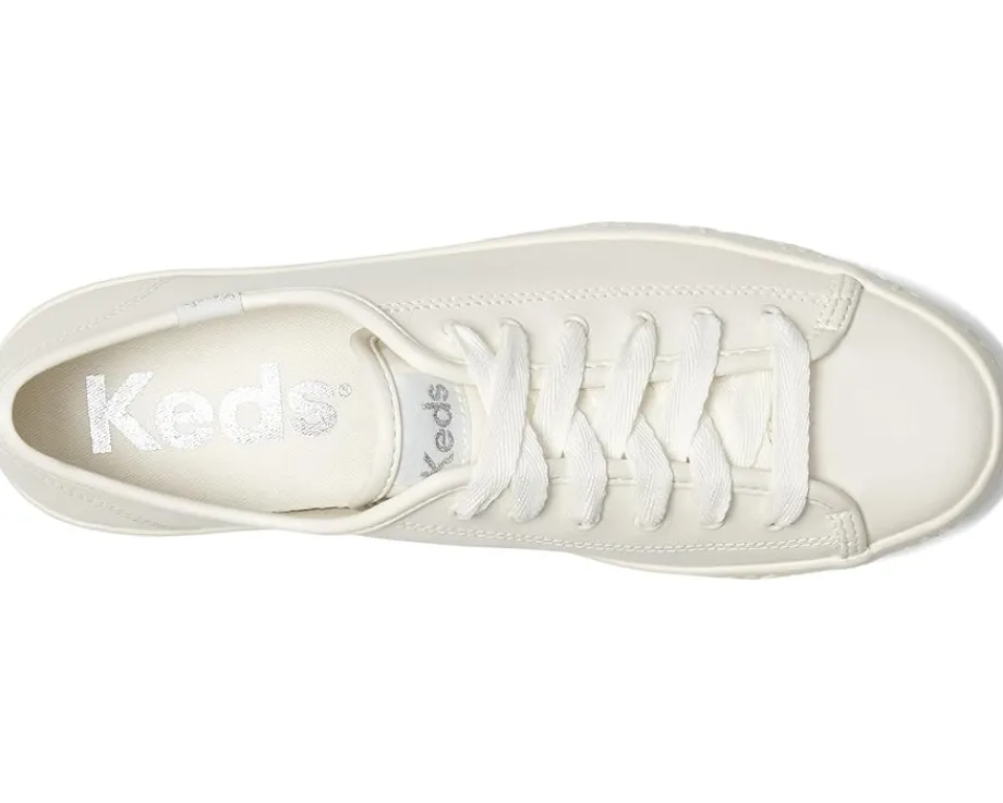 Keds Triple Up Leather White Lace Foxing Online