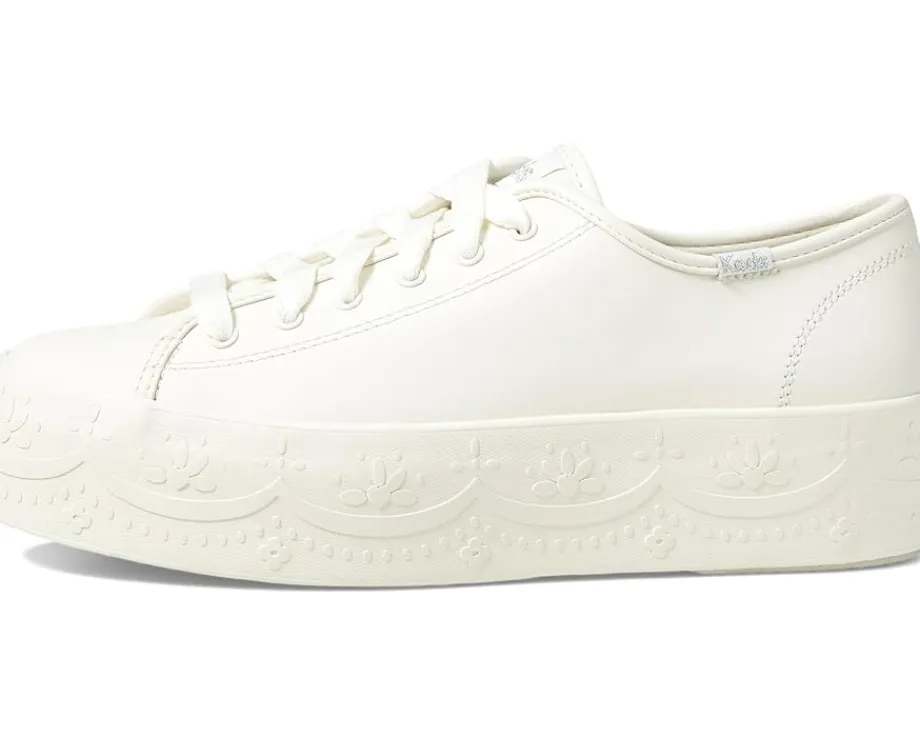 Keds Triple Up Leather White Lace Foxing Online