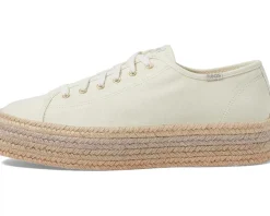 Keds Triple Up Leather Natural Ombre Jute Foxing Hot