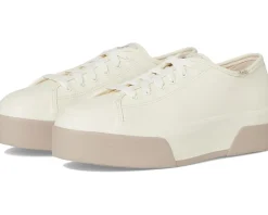 Keds Triple Up Leather Off-White/Taupe Bumper Foxing Stripe
