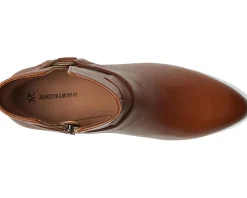 Johnston & Murphy Trista Harness Bootie Cognac Calfskin New