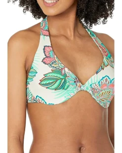 Women COCO REEF Tropical Lotus Twist Bikini Top