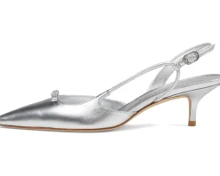 Stuart Weitzman Tully 50 Slingback Silver Hot
