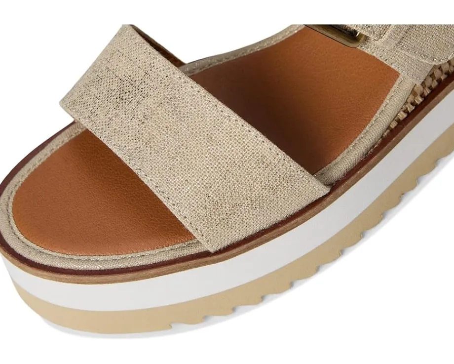 Lucky Brand Turoma Platform Wedge Sandals Natural/Platinum Best