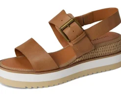 Women Lucky Brand Turoma Platform Wedge Sandals