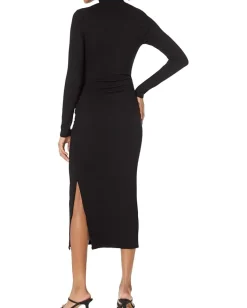 Women SUNDRY Turtleneck Midi Dress