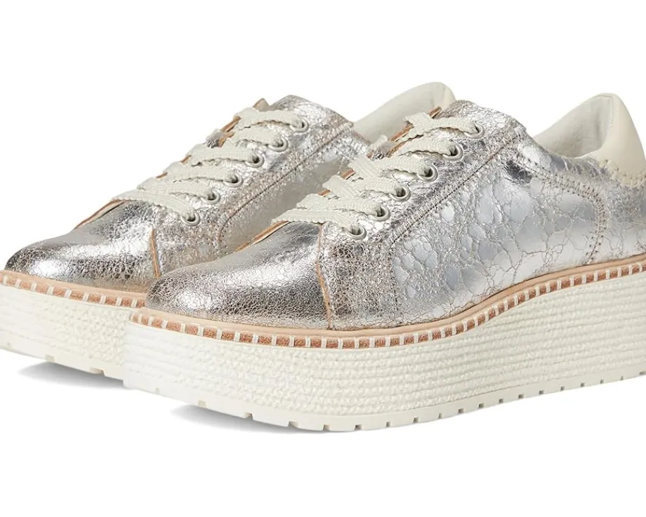 Dolce Vita Twain Silver Crackled Leather Clearance