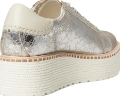 Dolce Vita Twain Silver Crackled Leather Clearance