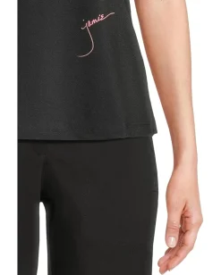 Women Jamie Sadock Twist & Turn Print Short Sleeve Top