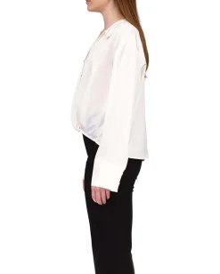Sanctuary Twist Detail Blouse Winter White Online