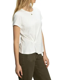 Sanctuary Twist Front Tee White Sale