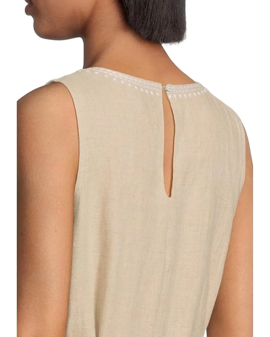 Women Tommy Bahama Two Palms Embroidered Sleeveless Shift Dress