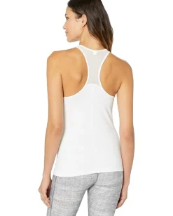Under Armour UA HeatGear Armour Racer Tank White/Metallic Silver Best