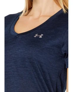 Under Armour UA Tech™ Twist V-Neck Midnight Navy/Cadet/Metallic Silver