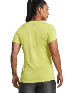 Under Armour UA Tech™ Twist V-Neck Lime Yellow/White/Metallic Silver Online