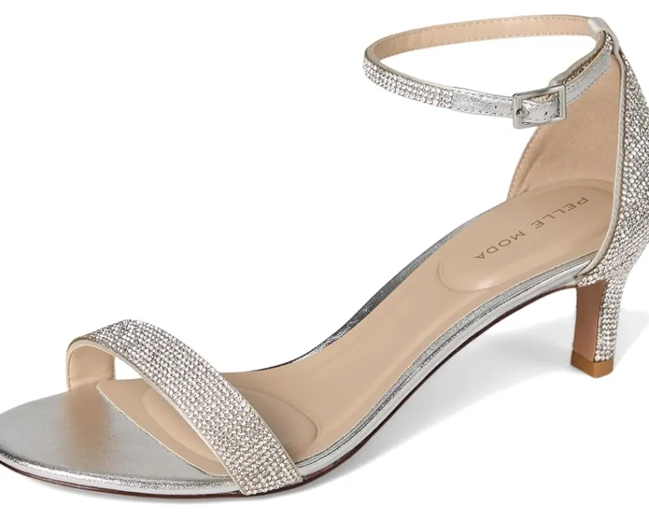 Pelle Moda Uciel Sandals Silver Outlet