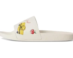 COACH Udele Sport Slide with Sketch Print Chalk