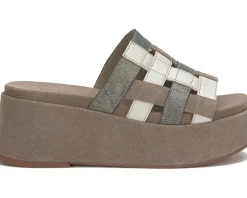 Lucky Brand Ulrich Woven Platform Sandal Desert Taupe Hot
