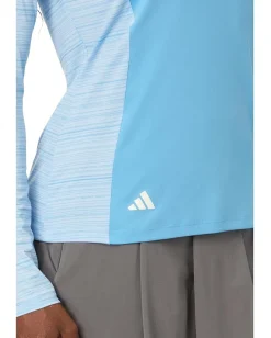 Women adidas Golf Ultimate365 Mock Quarter Zip Golf Pullover
