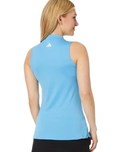 Women adidas Golf Ultimate365 Mock Sleeveless Polo