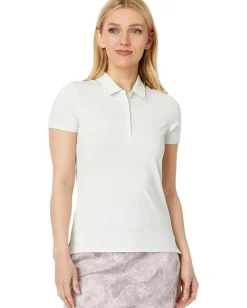 Women adidas Golf Ultimate365 Solid Sleeveless Golf Polo Shirt