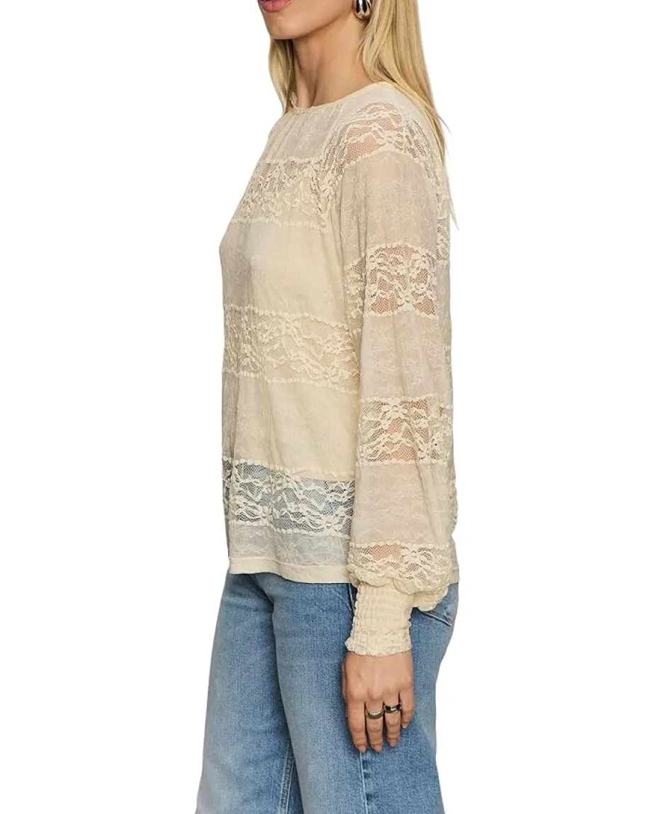 Sanctuary Ultra Femme Raglan Top Vintage Ivory