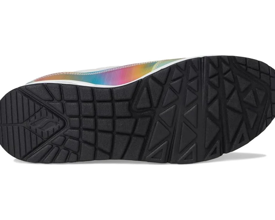 SKECHERS Uno - Opalescent White Multi Discount