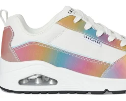 SKECHERS Uno - Opalescent White Multi Discount