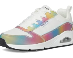 SKECHERS Uno - Opalescent White Multi Discount