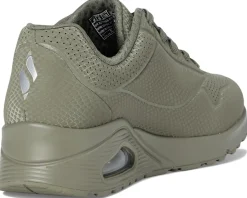 SKECHERS Uno - Shiny Scale Olive Discount