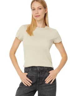 Madewell Updated Brightside Short Sleeve Tee Toasted Cashew