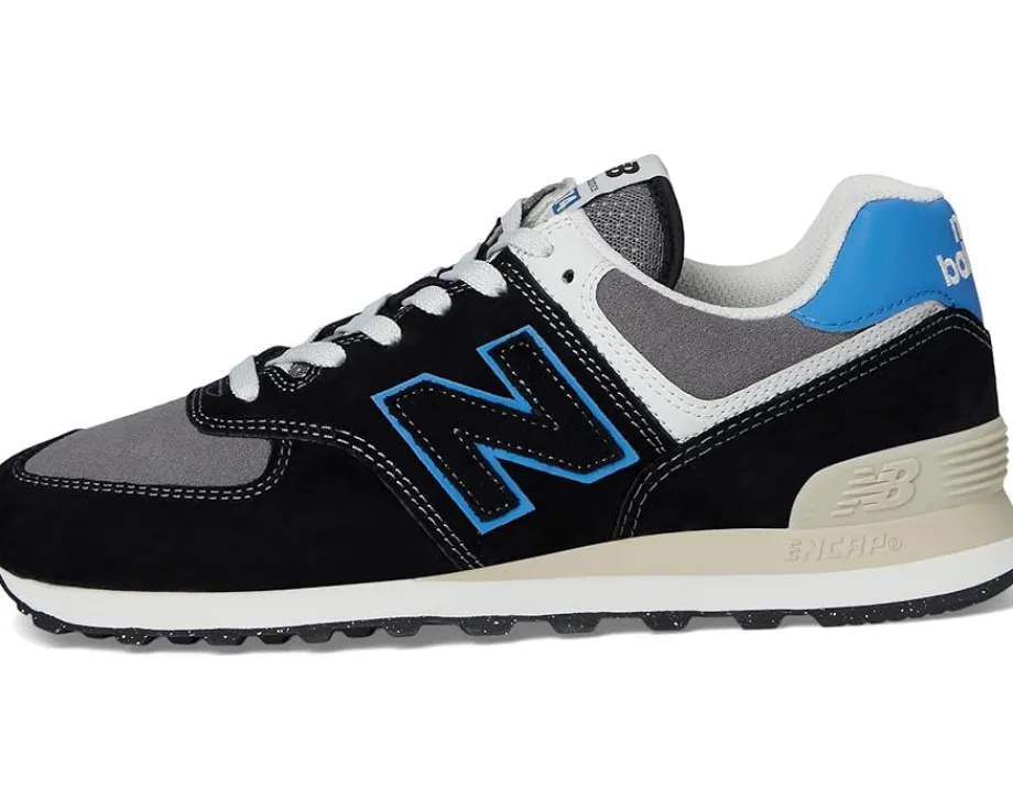 New Balance Classics U574v1 Black/Blue Agate Clearance