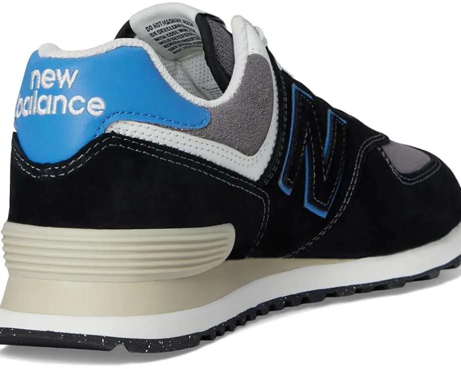 New Balance Classics U574v1 Black/Blue Agate Clearance