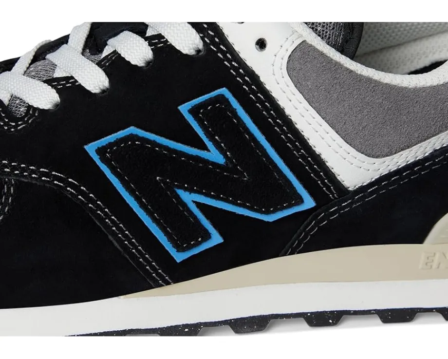 New Balance Classics U574v1 Black/Blue Agate Clearance