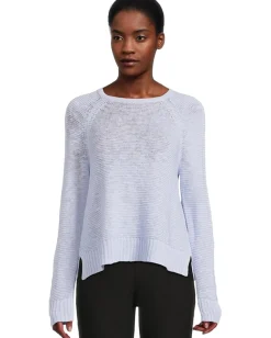 Eileen Fisher V Neck Square Tee Bellflower Discount