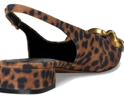 Vince Camuto Valiey Chain Link Slingback Mule Camel Outlet