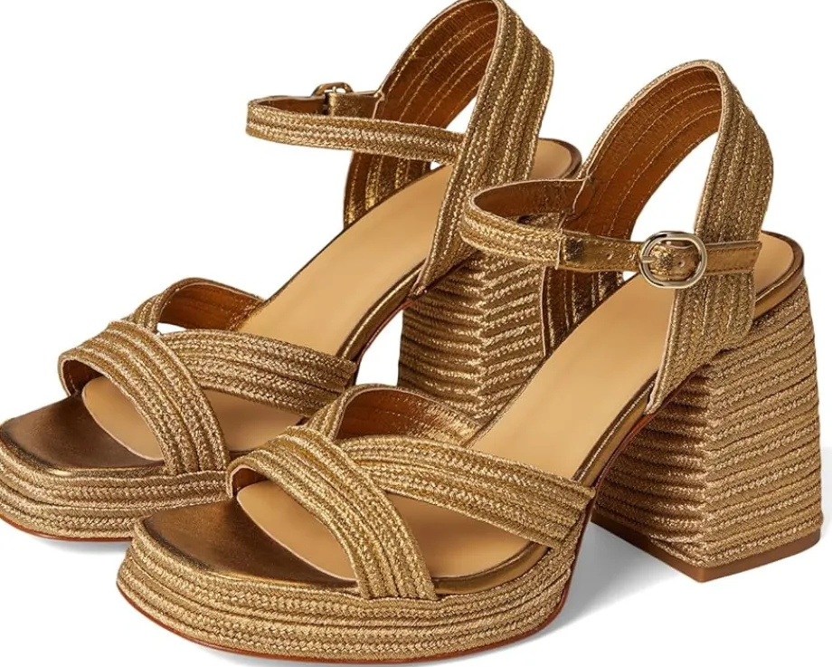 CASTANER Valle Metallic Sandal Oro Viejo Hot