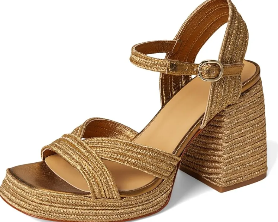 CASTANER Valle Metallic Sandal Oro Viejo Hot