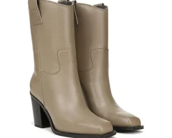 Franco Sarto Valor Mid Shaft Boots Grey Clearance