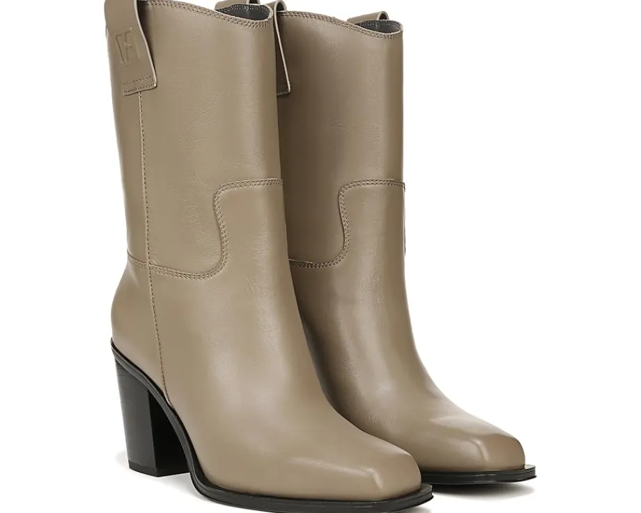 Franco Sarto Valor Mid Shaft Boots Grey Clearance