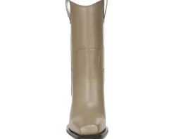 Franco Sarto Valor Mid Shaft Boots Grey Clearance