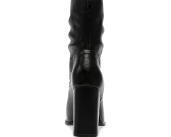 Steve Madden Vector Black Leather Outlet