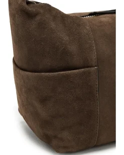 Women AllSaints Vega Suede Shoulder Bag