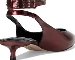 Jessica Simpson Vellana Kitten Heel Pump Oxblood