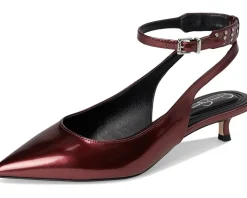 Jessica Simpson Vellana Kitten Heel Pump Oxblood