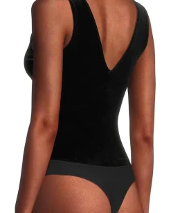 Commando Velvet Deep-V Bodysuit Black Discount